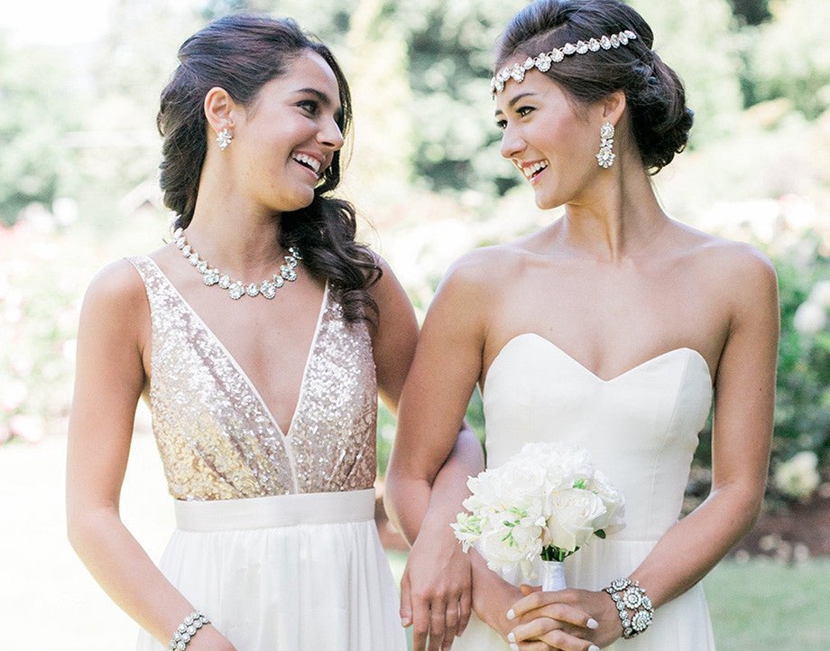 How to Pick the Perfect Wedding Jewelry for your Dress – Olive & Piper