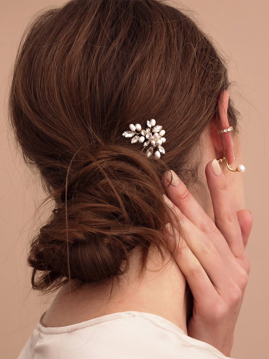 Zoe Pearl Hair Pin Wedding Jewelry – Olive Piper