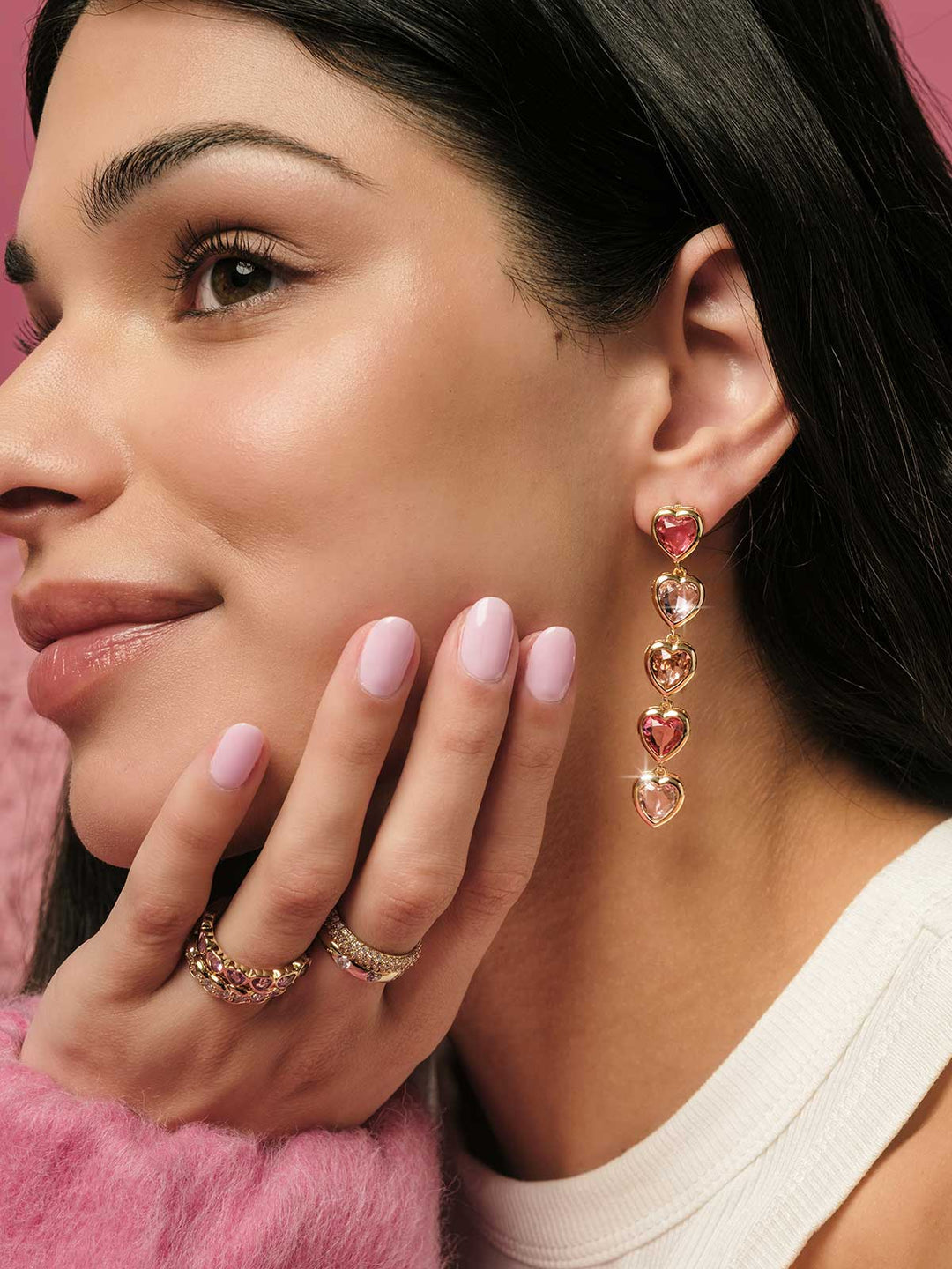 Kiss Kiss Heart Earrings