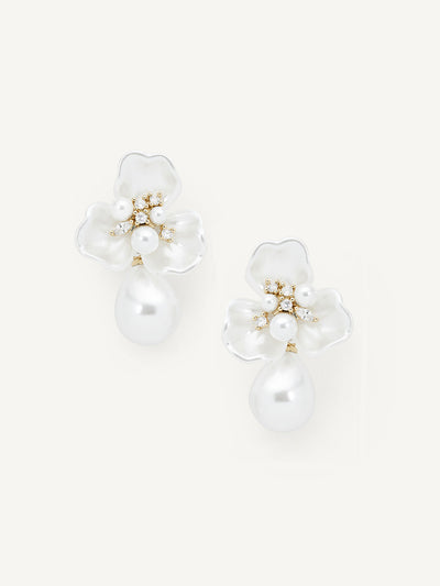 Olive & Piper Eden Floral Statement Earrings