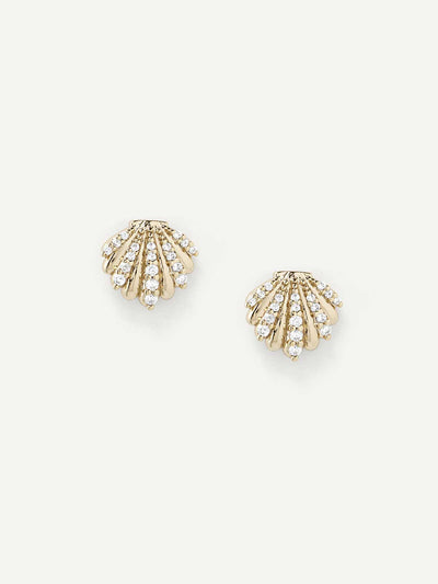 Olive & Piper Coquille Shell Studs