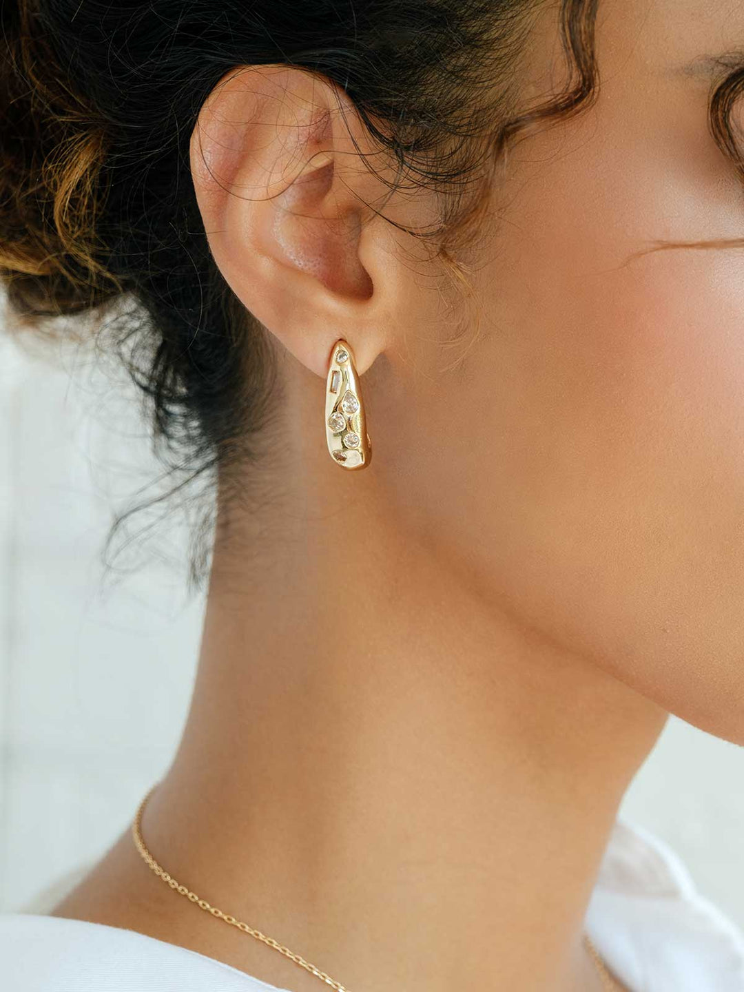 Olive & Piper Ren Hoops - Gold