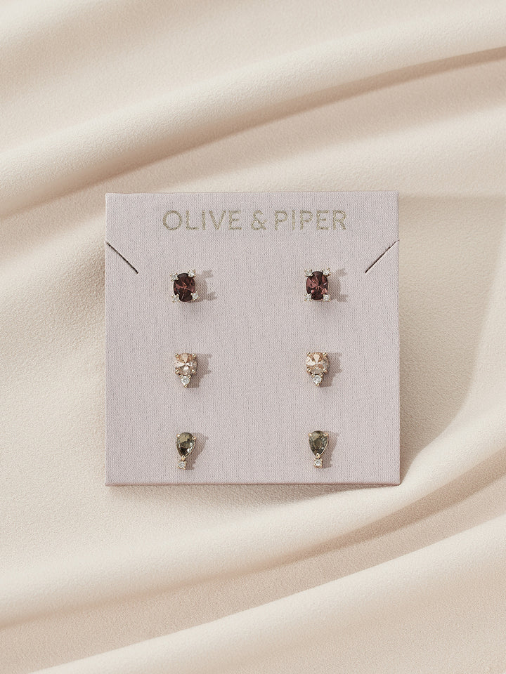 Olive & Piper Magnolia Stud Set