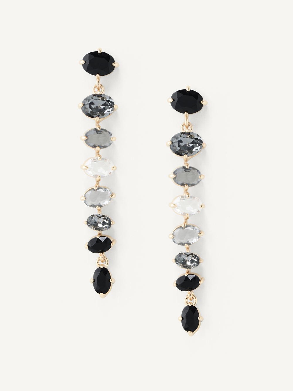 Olive & Piper Celestine Black Drop Earrings