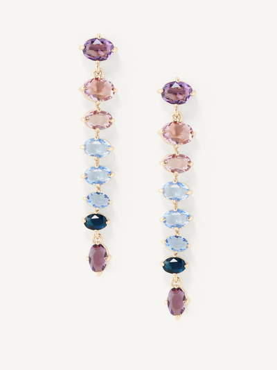 Olive & Piper Celestine Multicolored Drop Earrings