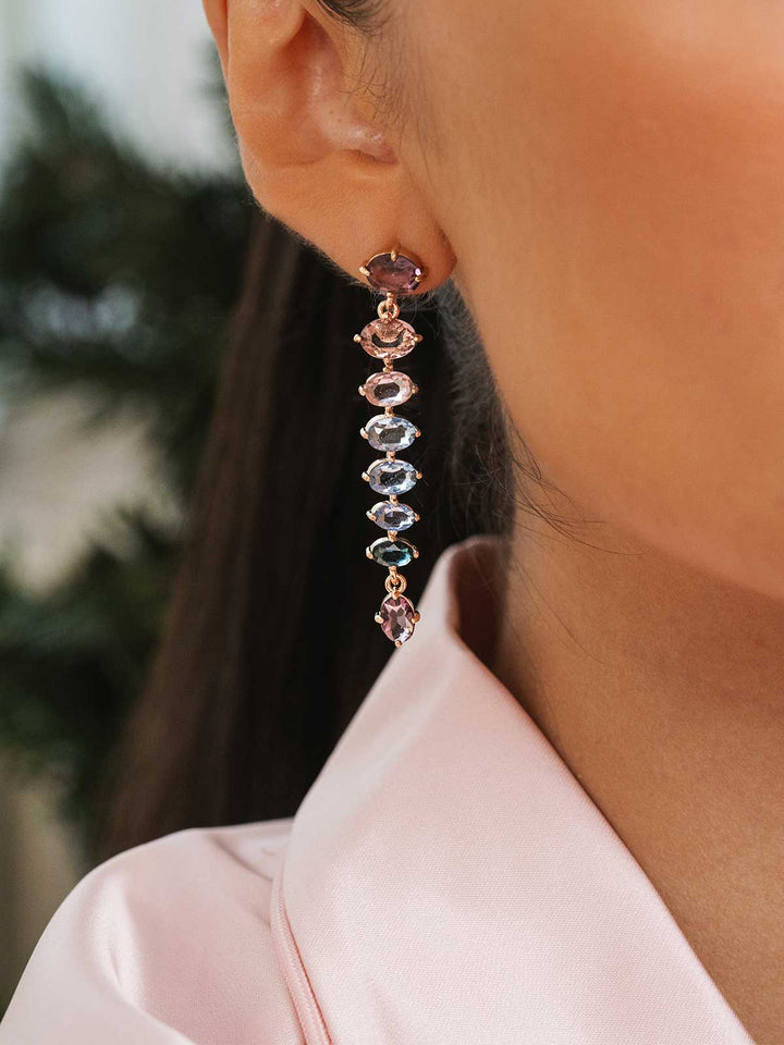 Olive & Piper Celestine Multicolored Drop Earrings