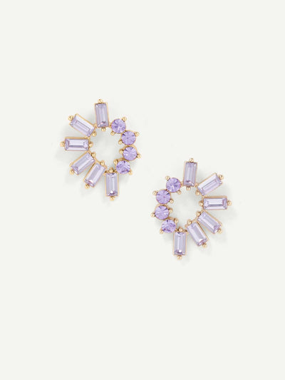 Olive & Piper Aislyn Studs in Purple