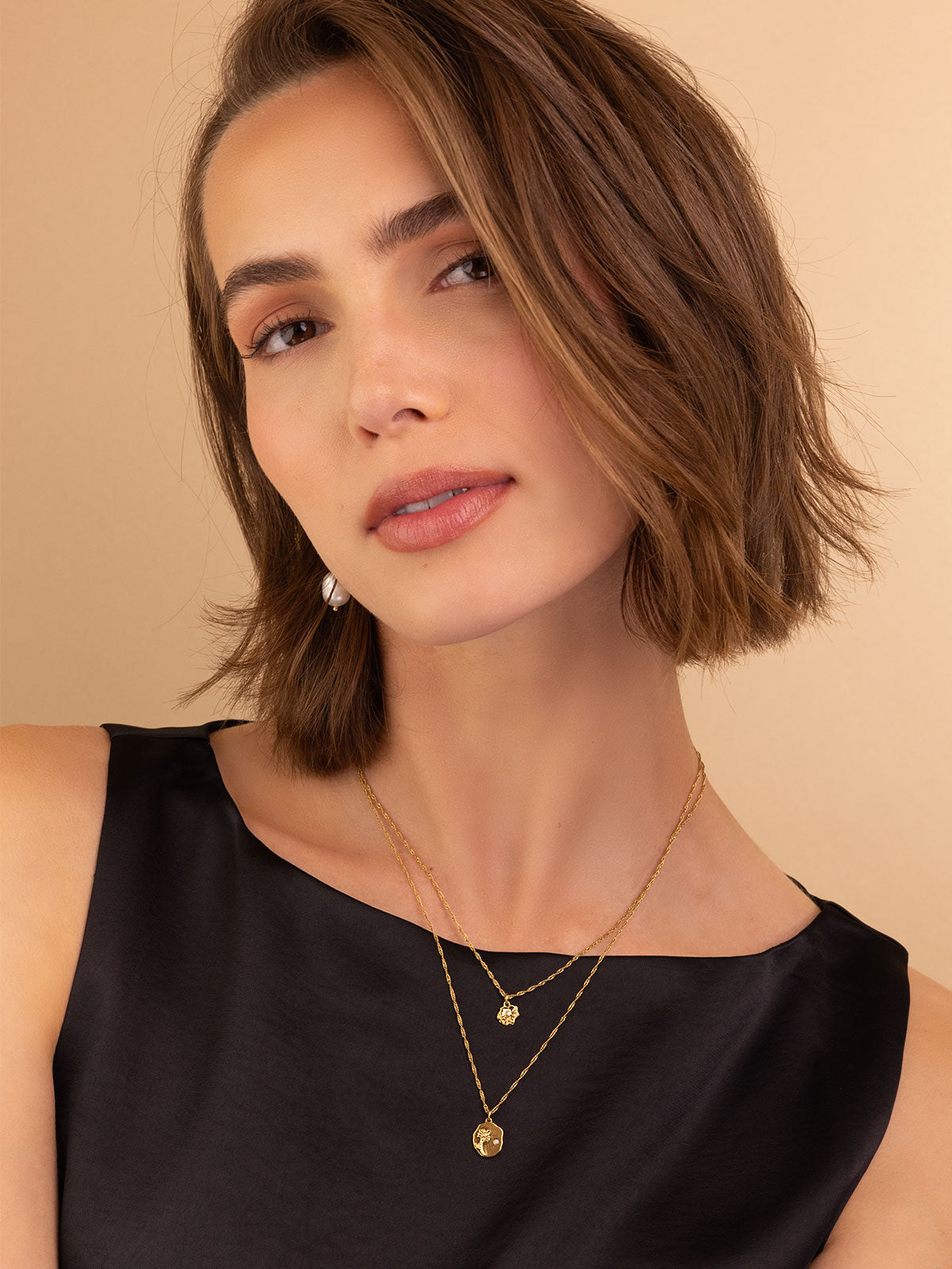 Chrysanthemum Pendant November Birth Flower Necklaces Olive & Piper