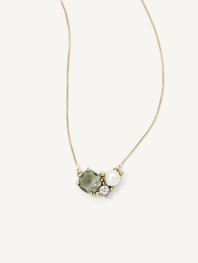 Olive & Piper Sadie Pendant Necklace in Green