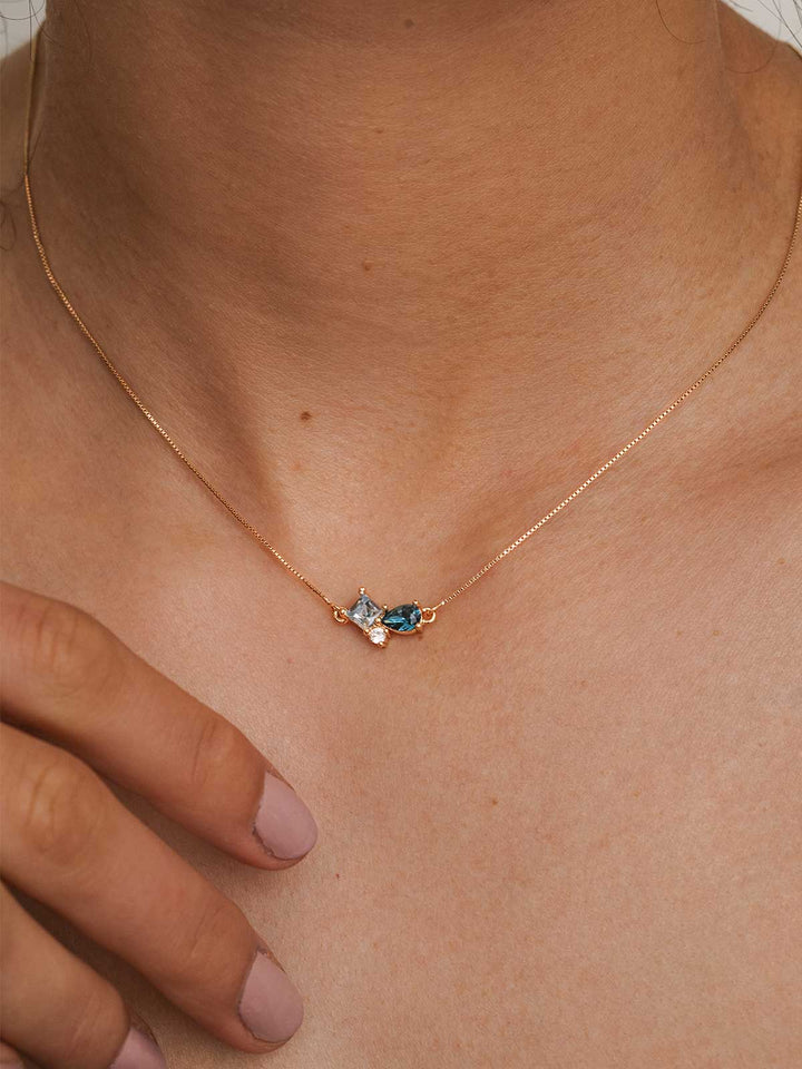 Olive & Piper Blue Evienne Pendant 