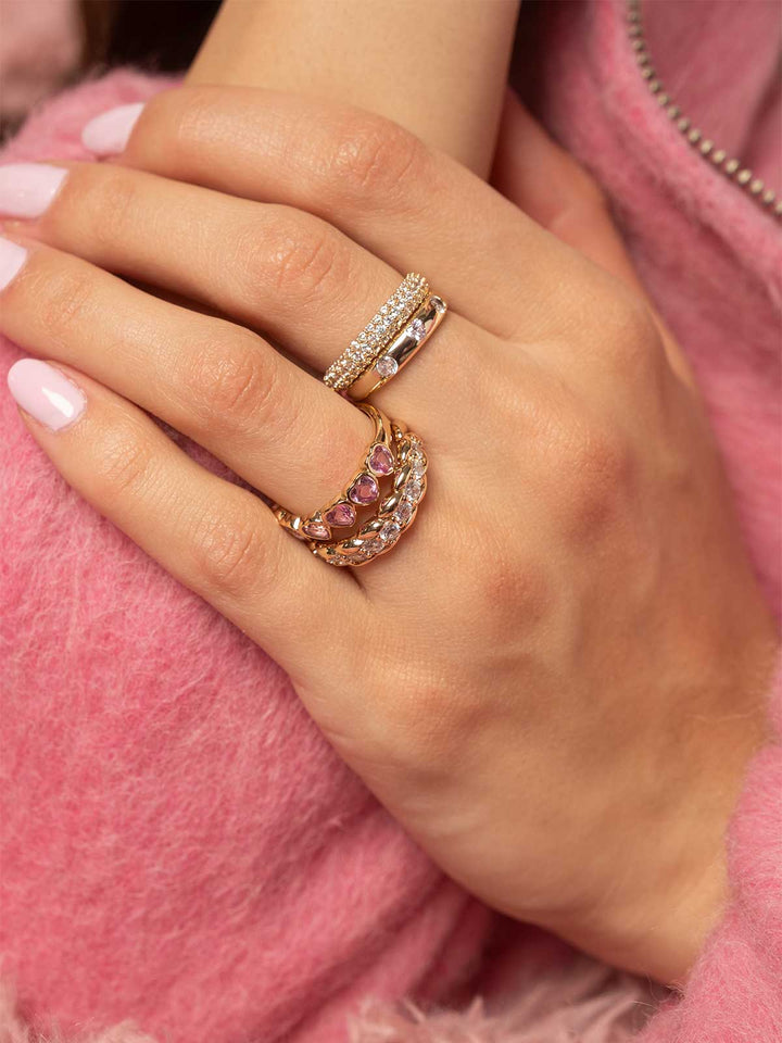 Olive & Piper Sweetheart Rings (Set of 3)