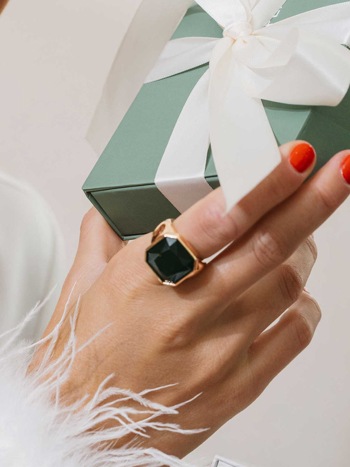 Olive & Piper Sable Cocktail Ring