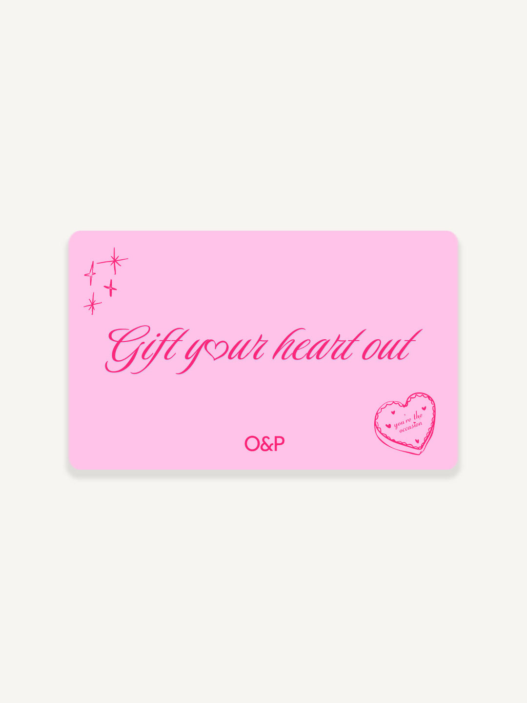O&P E-Gift Card
