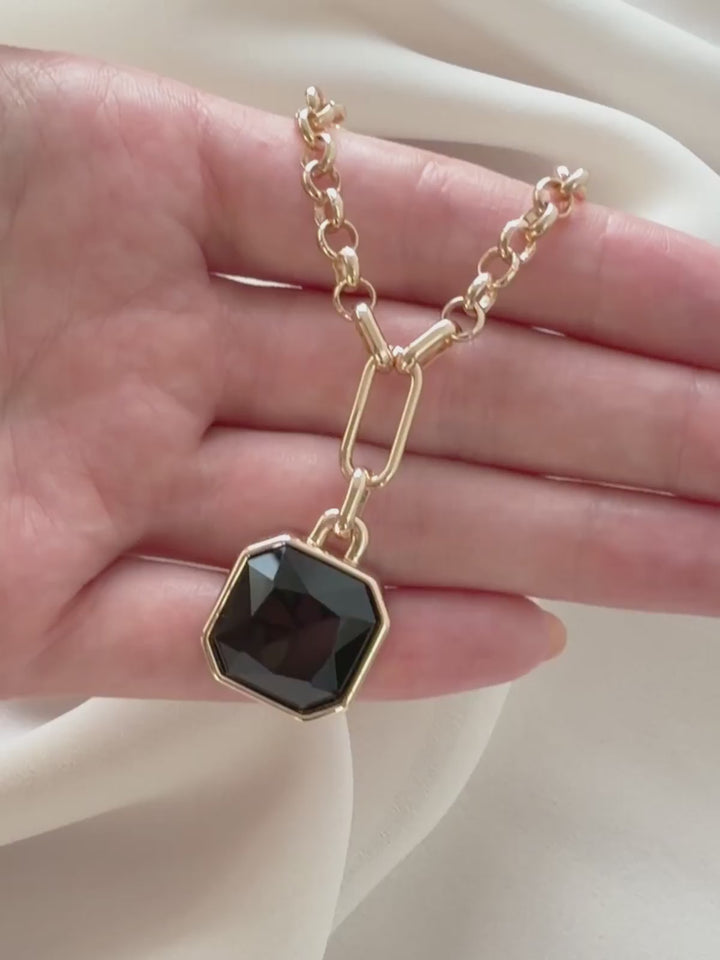 Olive & Piper Dione Statement Pendant Necklace