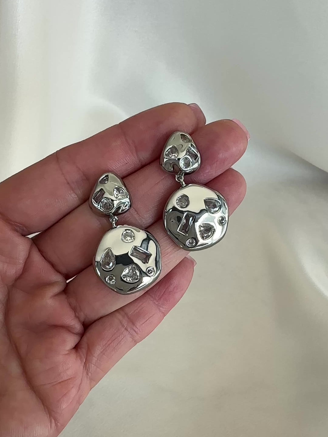 Olive & Piper Shaw Drops - Silver