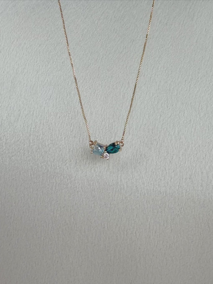 Olive & Piper Blue Evienne Pendant 