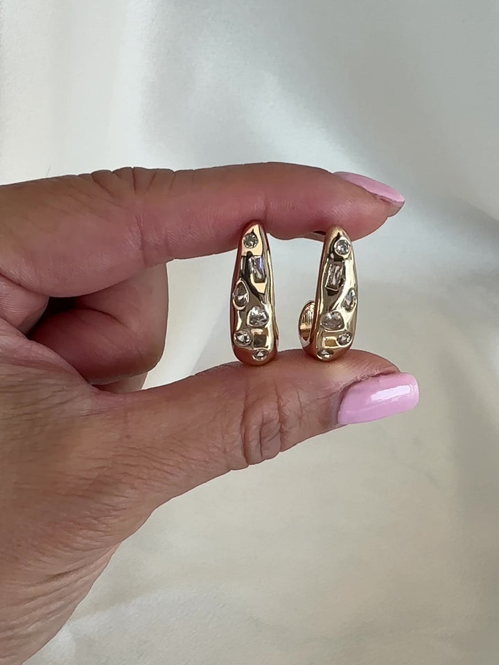 Olive & Piper Ren Hoops - Gold