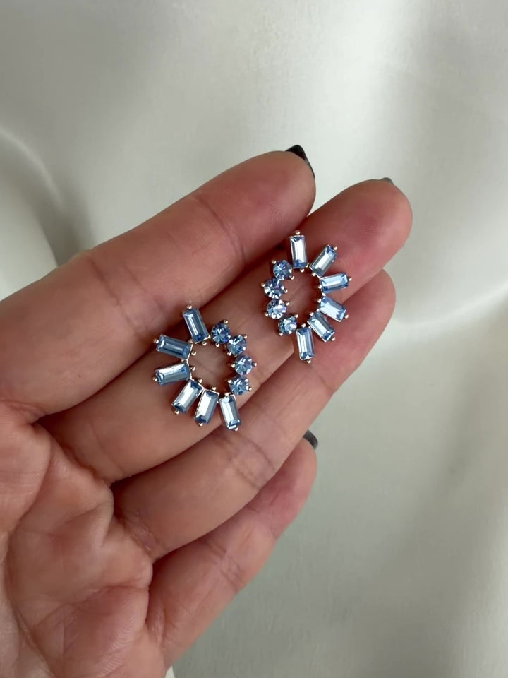 Olive & Piper Aislyn Studs in Blue