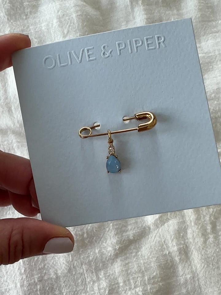 Olive & Piper Something Blue Wedding Gift - Pear