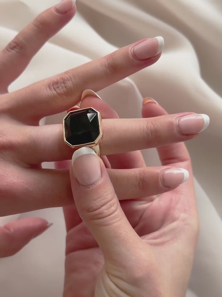 Olive & Piper Sable Cocktail Ring