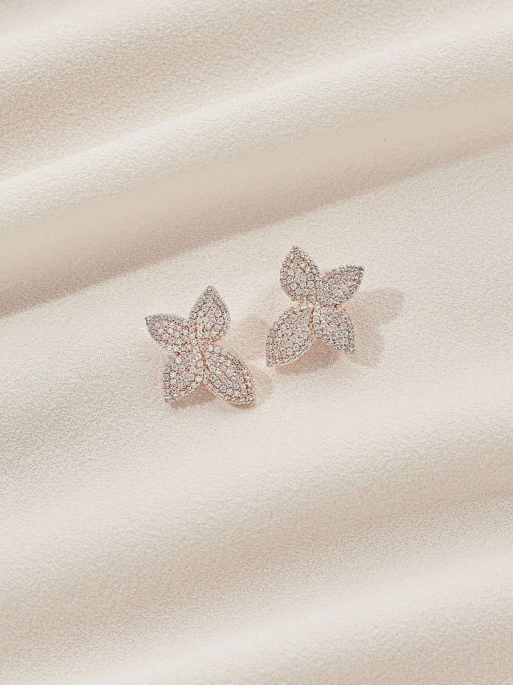 Olive & Piper Mini Primrose Crystal Stud Earrings