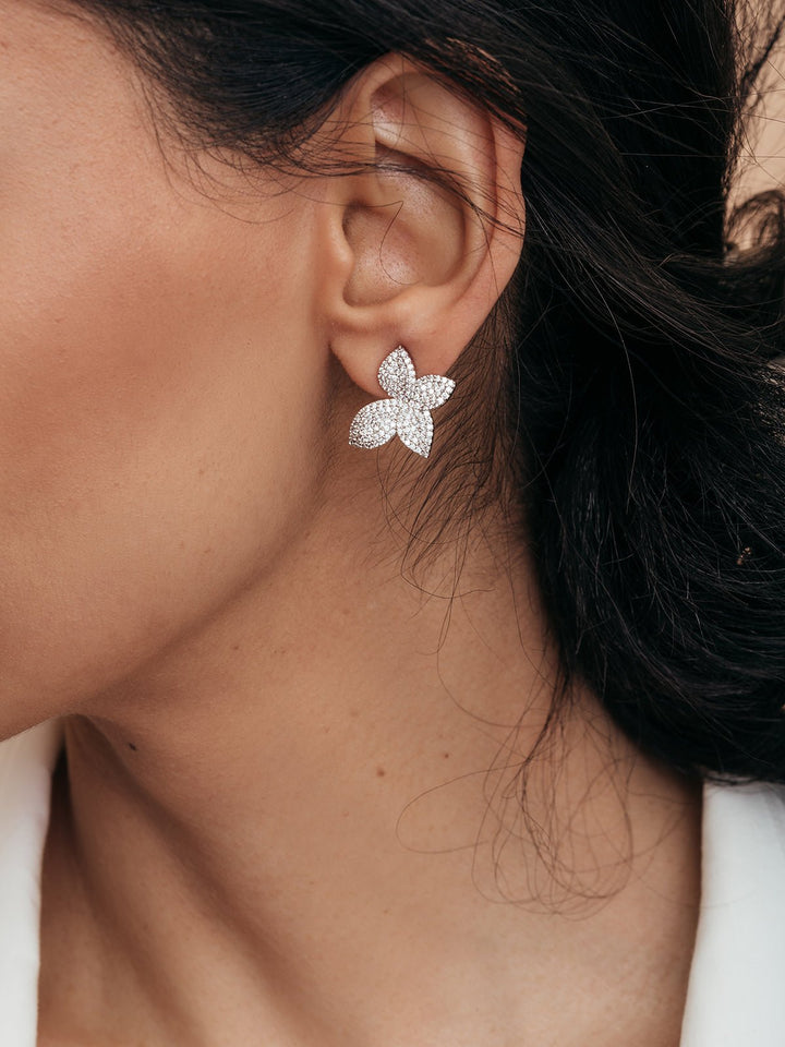 Olive & Piper Mini Primrose Crystal Stud Earrings