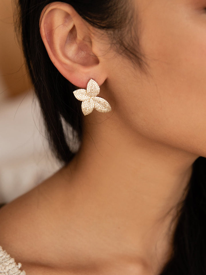 Olive & Piper Primrose Flower Stud Earrings