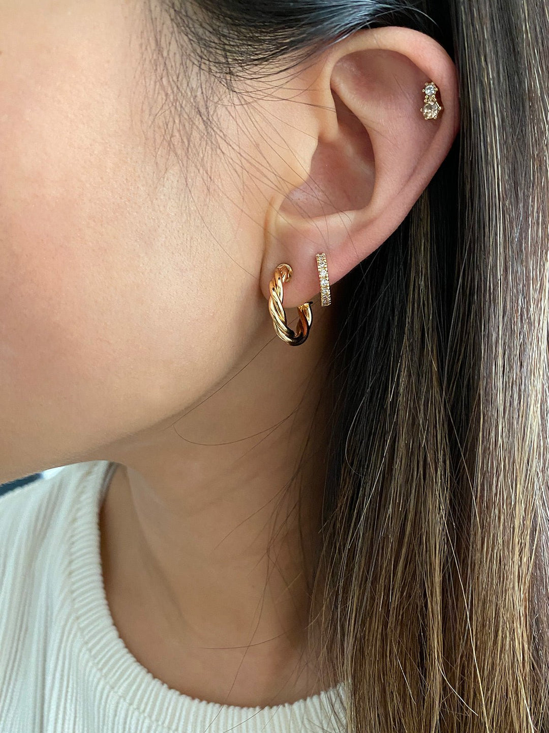 Olive & Piper Amelie Hoop Earrings