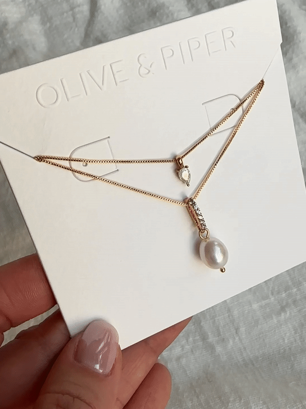 Olive & Piper Alaia Layered Pendant Necklace